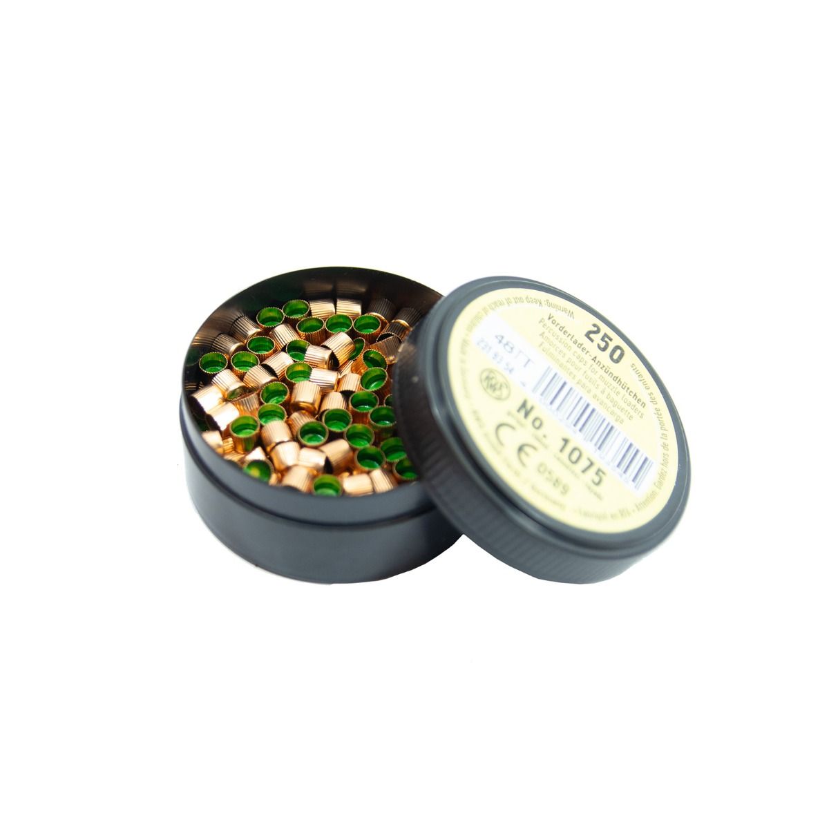 rws 1075 no.11 percussion caps pk250