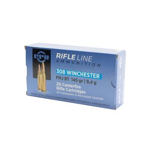 308 fmj bt 145gr ppu prvi partizan rifle ammunition pack 100