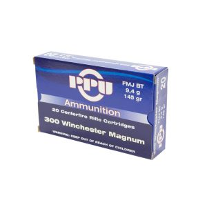 300 wm fmj 145gr ppu prvi partizan rifle ammunition pack 100