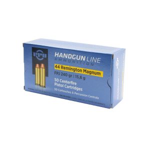 44 rem mag fpj 240gr ppu prvi partizan handgun ammunition pk 100