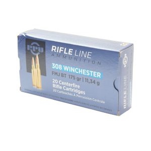 308 fmj bt 175gr ppu prvi partizan rifle ammunition pack 100
