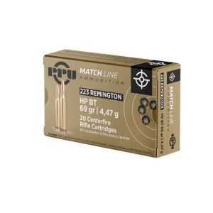223 match bt hp 69gr ppu prvi partizan rifle ammunition pack 100
