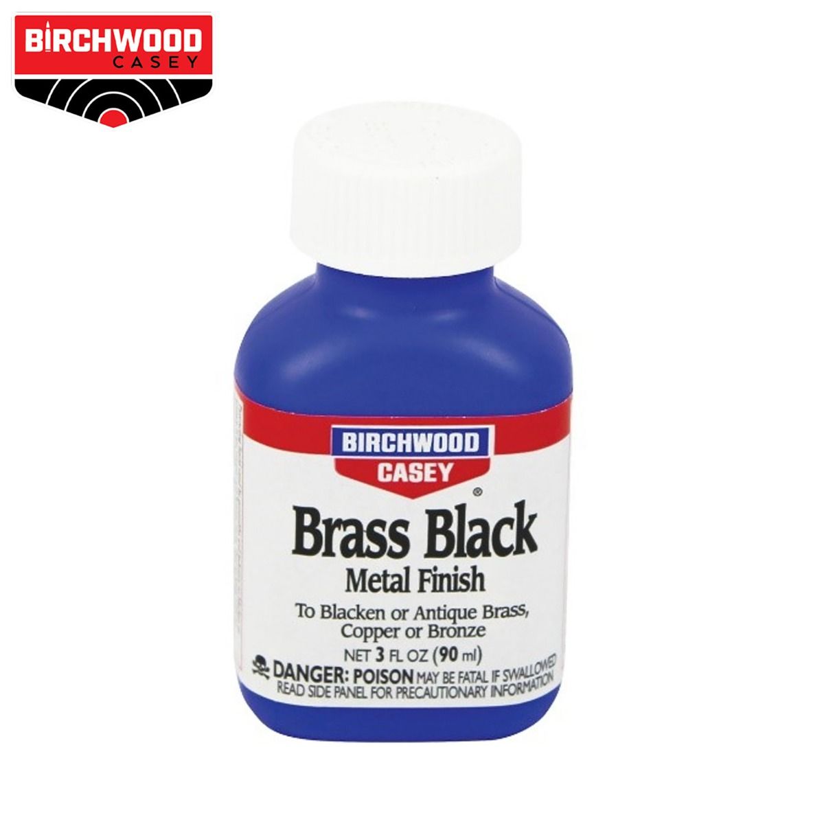 brass black metal finish 3 fl oz birchwood casey