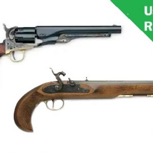 The Instinctive Shooters Gun Room Quality Used Muzzle Loading Pistols and Revolvers
